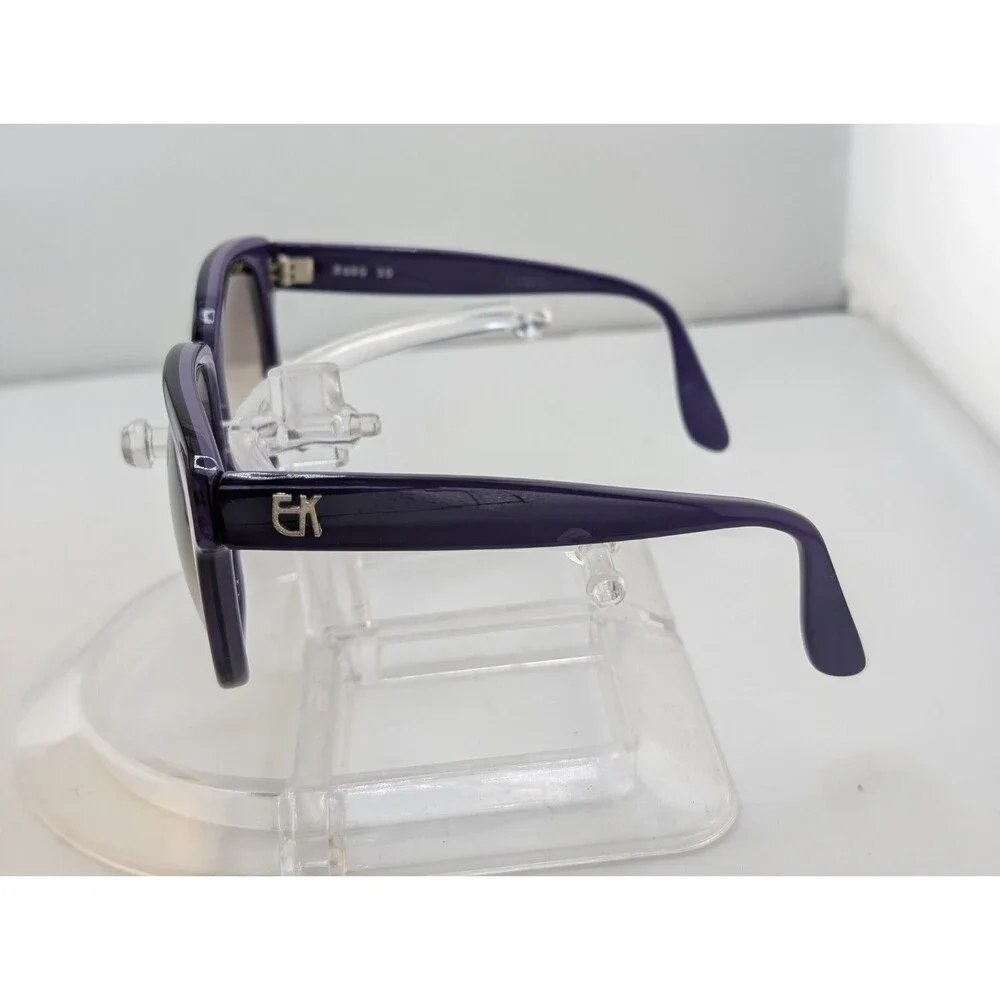 Vintage Emmanuelle Khanh Paris 8080 Purple Acetate Sunglasses France EUC